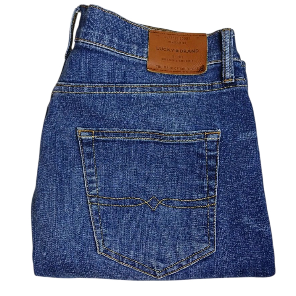 Lucky Brand Athletic Fit Regular‎ Leg Classic Denim Jeans 34/30 Mens